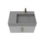 Castello Usa Amazon 30-inch Gray Right Vanity Set with Gray Top and Gold Handles CB-MC-30G-GLD-2056R-GR - alternate 5
